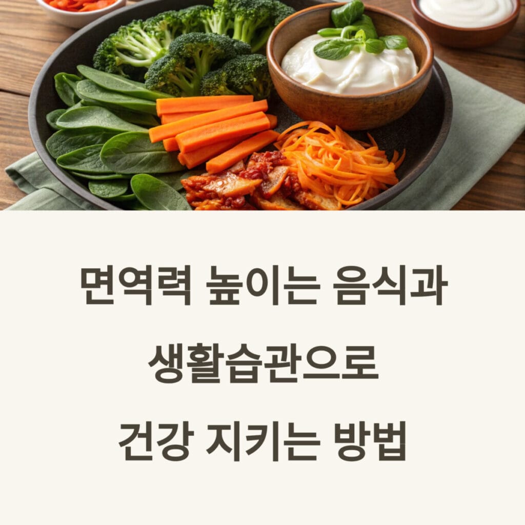 면역력 높이는 음식과 생활습관으로 건강 지키는 방법