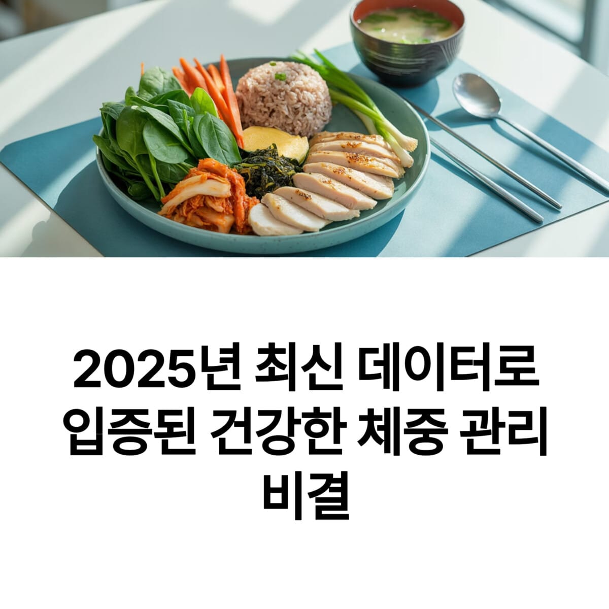 2025년 최신 데이터로 입증된 건강한 체중 관리 비결