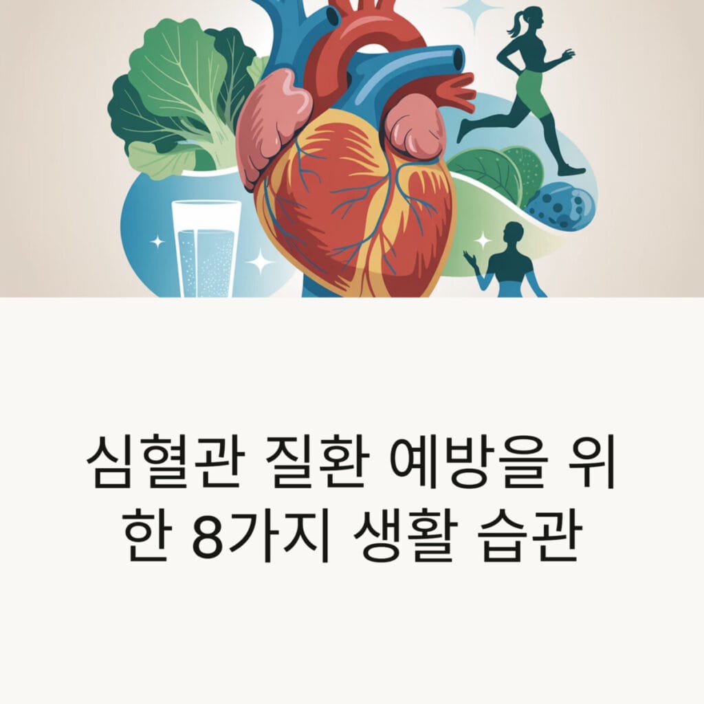 심혈관 질환 예방을 위한 8가지 생활 습관