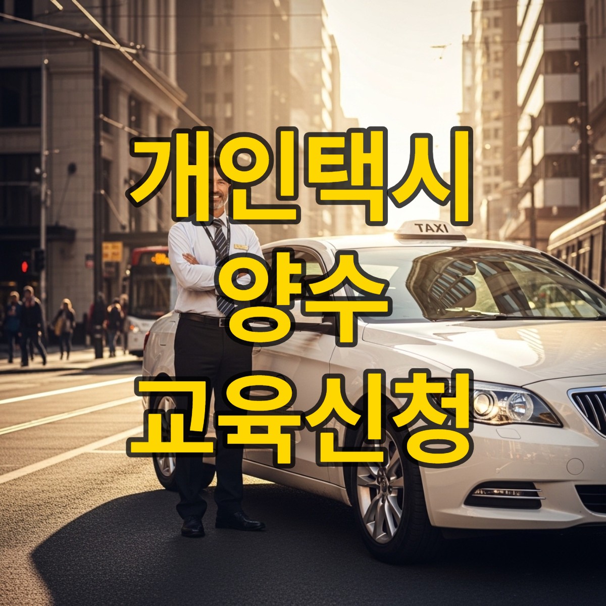 개인택시 양수 교육 신청