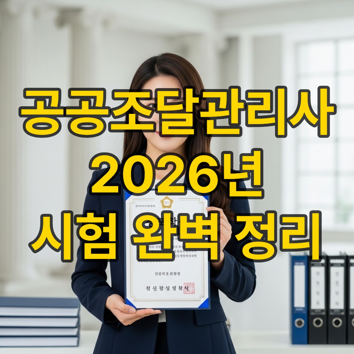 공공조달관리사 시험일정