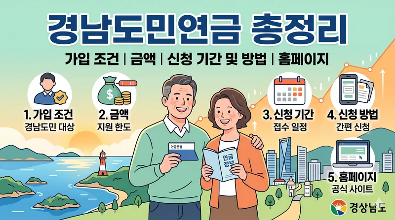 경남도민연금 신청