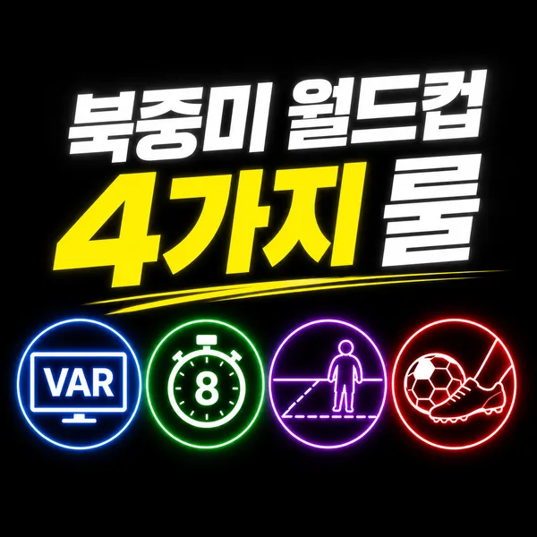 북중미 월드컵 바뀐 인게임 규정 4가지 룰