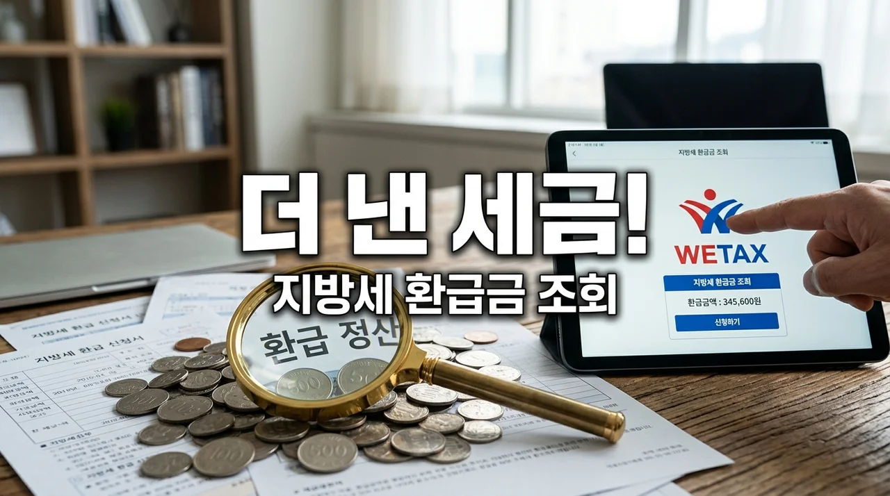 지방세 환급금 조회·신청방법 2026년 최신 총정리: 숨은 돈 5년 안에 찾으세요!