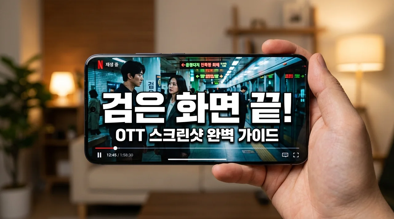 넷플릭스 캡쳐 검은화면 해결방법