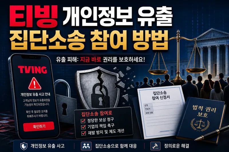 티빙 집단소송 참여하기