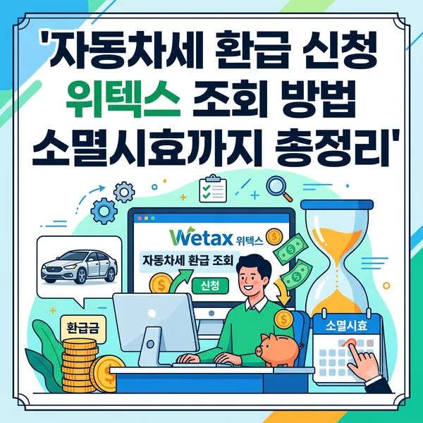 자동차세 환급 신청