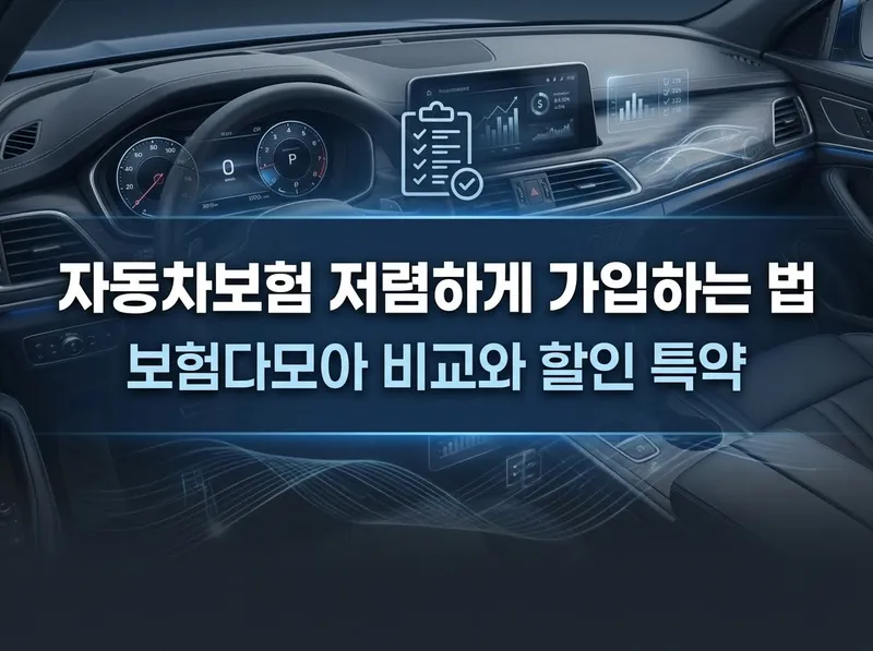 자동차보험 다이렉트 비교 및 할인 특약 가이드