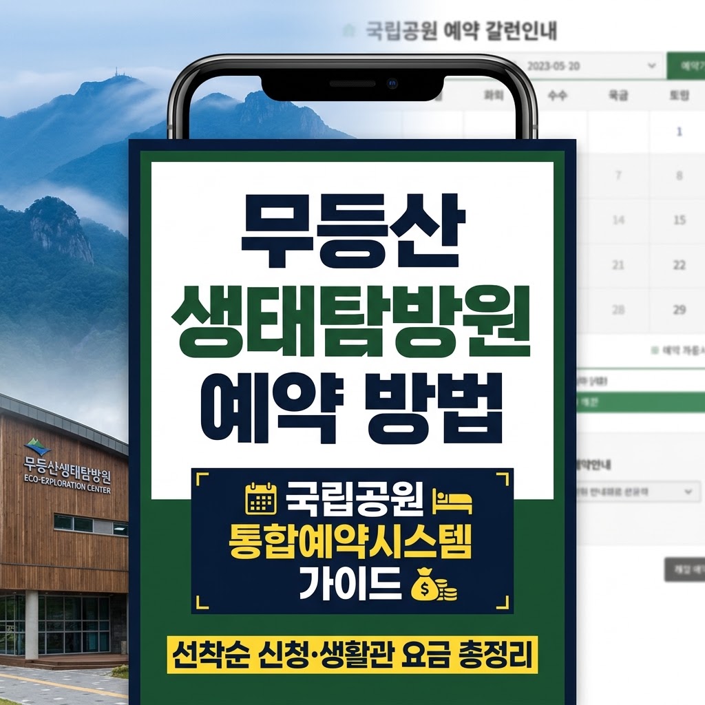 무등산 생태탐방원 예약 방법 및 생활관 요금 안내
