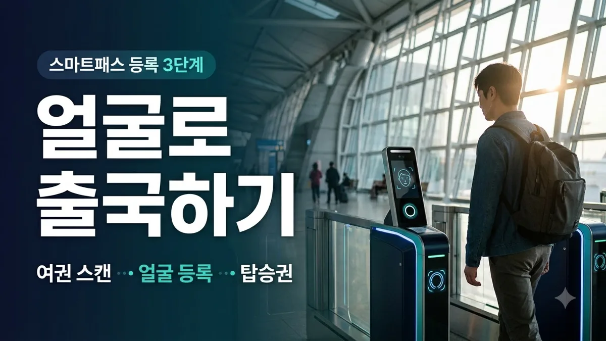 인천공항 스마트패스 등록 3단계 방법